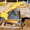 Mini-chargeuse compacte sur chenilles