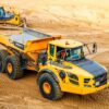 Tombereau articulé de chantier