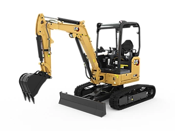 image mini-pelle 2,5 tonnes en location chez Wootmat