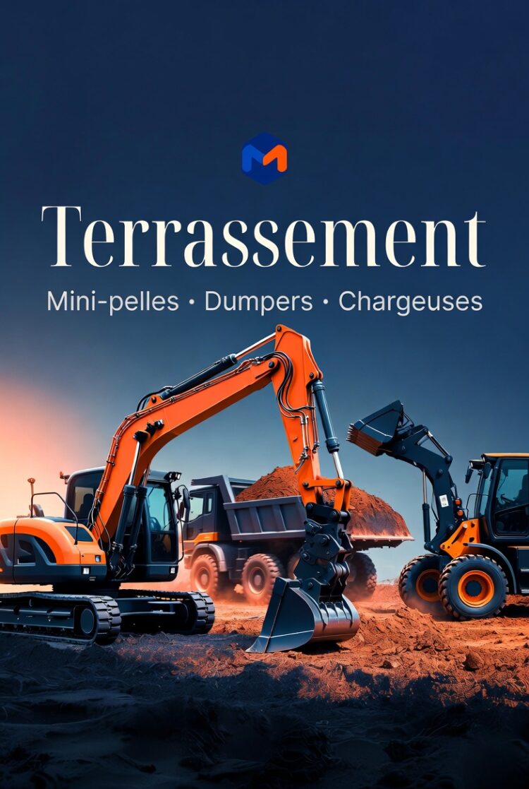Matériel terrassement