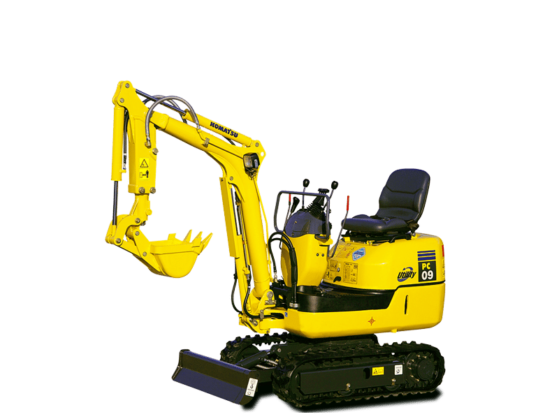Location de micro-pelle 900 kg en Ile-de-France